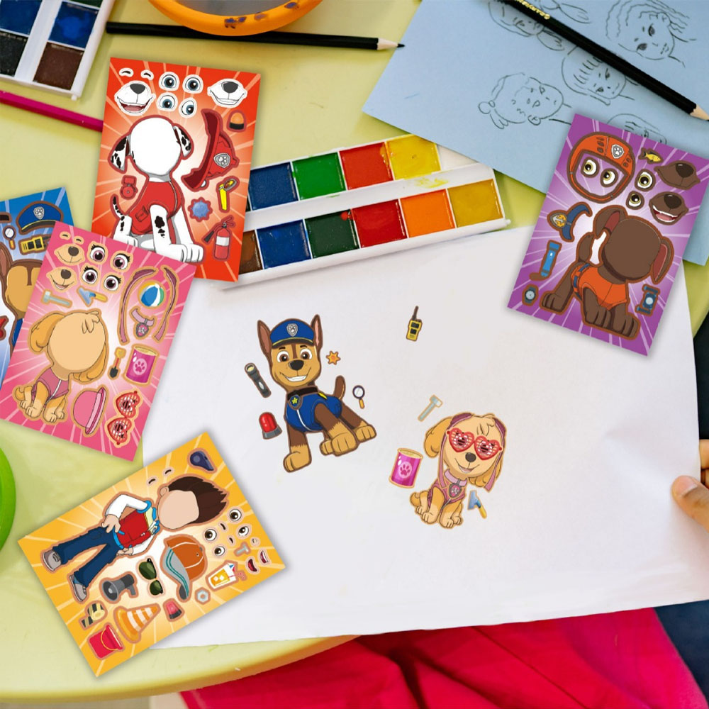 Bicycle Helmet - 16PCS PAW Patrol Puzzle DIY Make