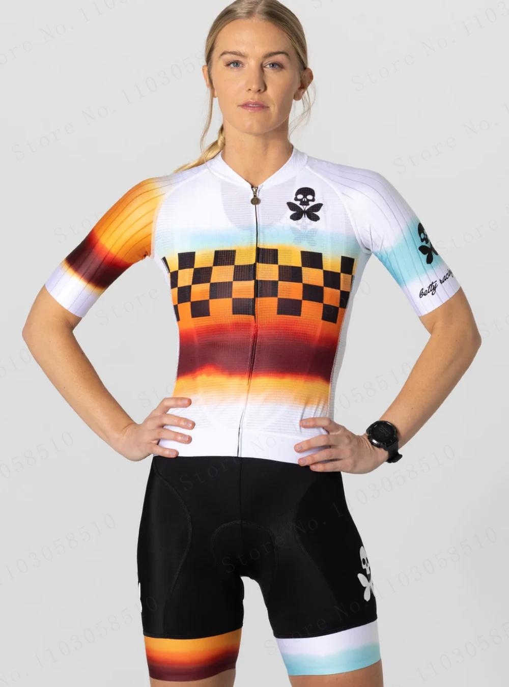 Cycling Gear Girls - Women cycling Outdoor sports jersey bib