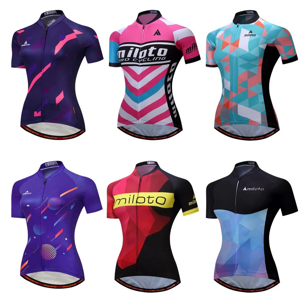 Cycling Gear Girls - MILOTO 2025 Women's Fashion Short Sleeve