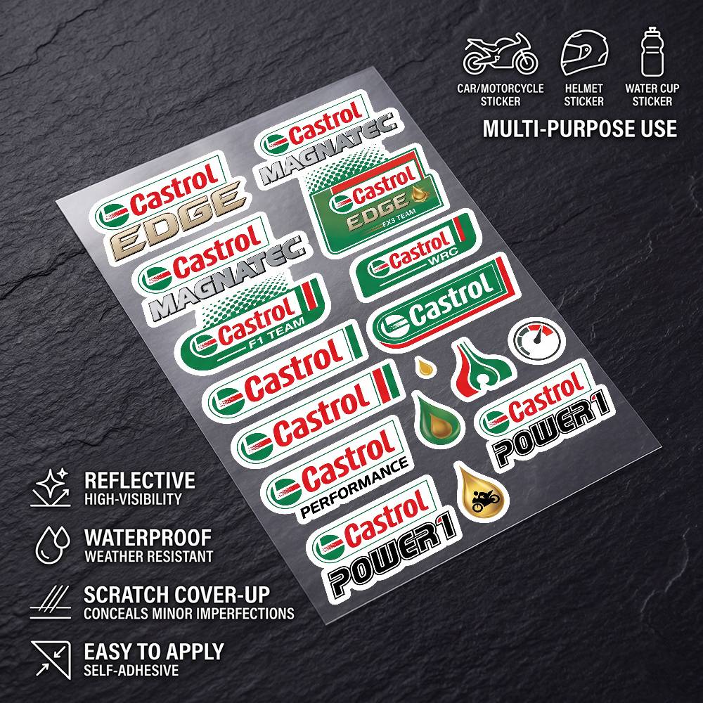 Bicycle Helmet - for Castrol Universal Multi-Purpose Reflective Waterproof