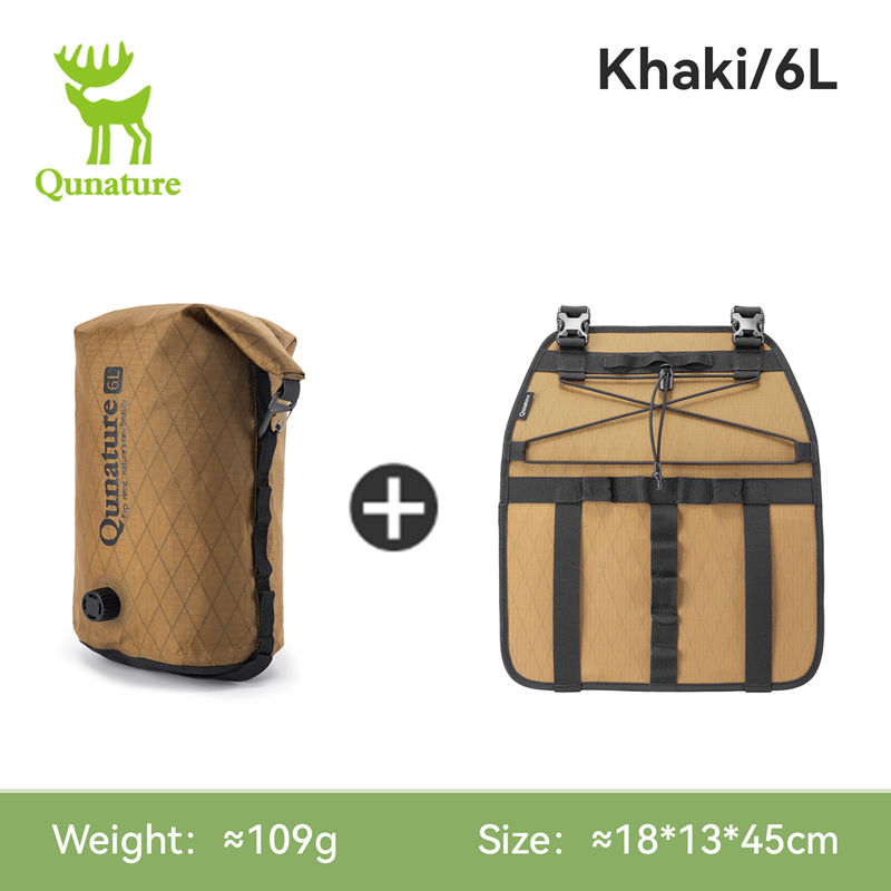 Cycling Gear Organizer - Qunature 6/12L Bikepacking Bag Fully Waterproof