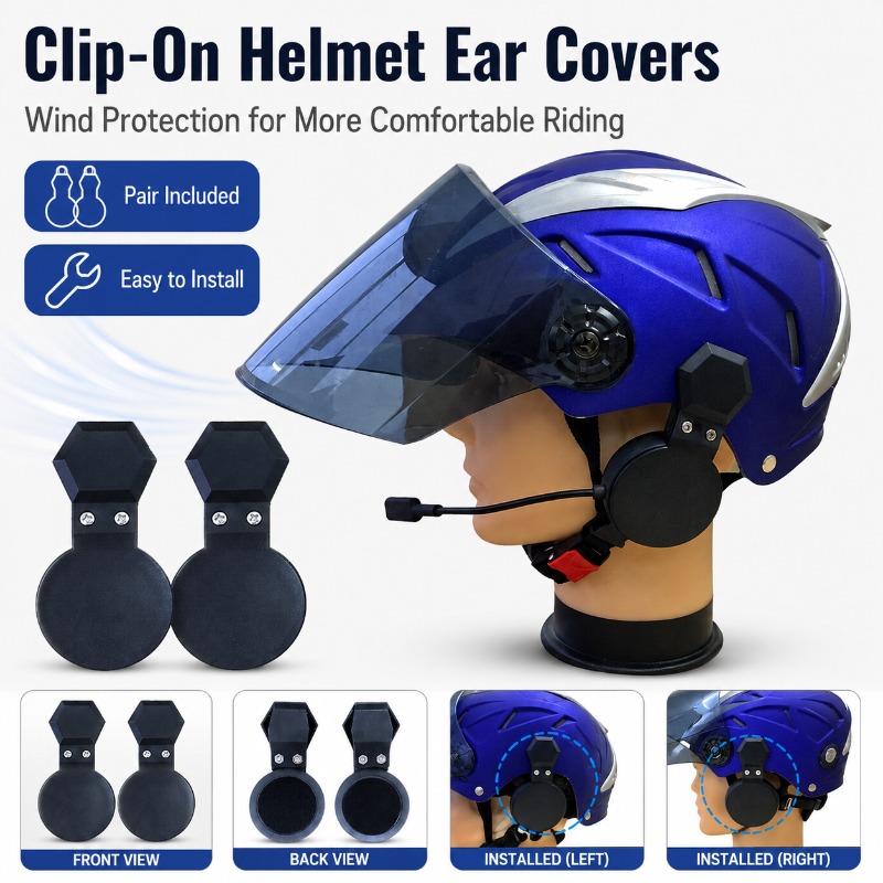 Clip-On Helmet Ear Covers for  - огляд і ціна Bicycle Helmet