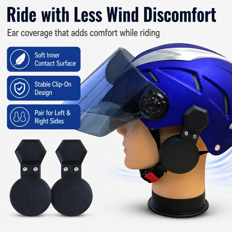 Clip-On Helmet Ear Covers for  - огляд і ціна Bicycle Helmet