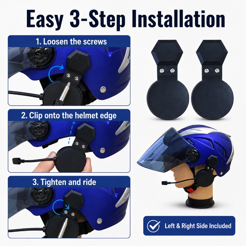 Clip-On Helmet Ear Covers for  - огляд і ціна Bicycle Helmet