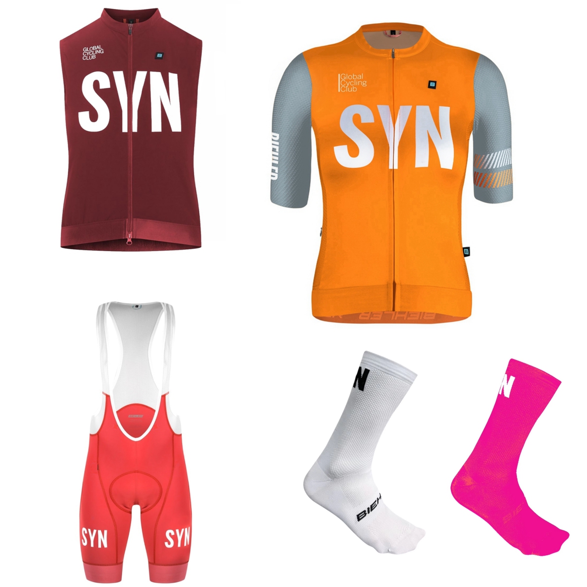 SYN Women's Short sleeve white - огляд і ціна Cycling Gear Girls