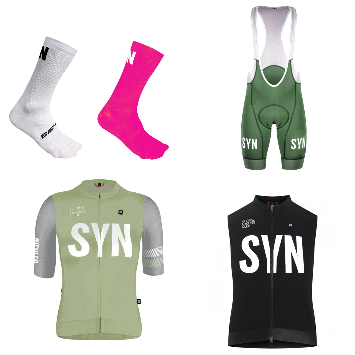 SYN Women's Short sleeve white - огляд і ціна Cycling Gear Girls