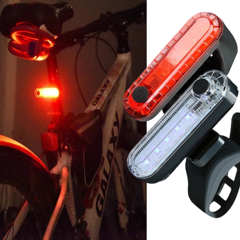 Bike Rear Tail Light USB Recha - огляд і ціна Bicycle Helmet