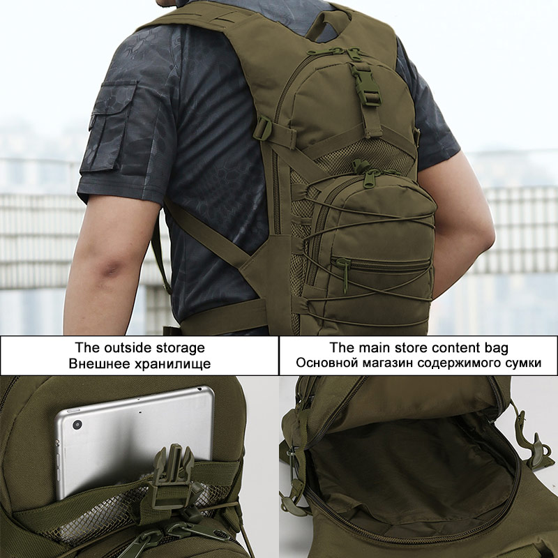 15L Molle Tactical Backpack 80 - огляд і ціна Cycling Gear Organizer