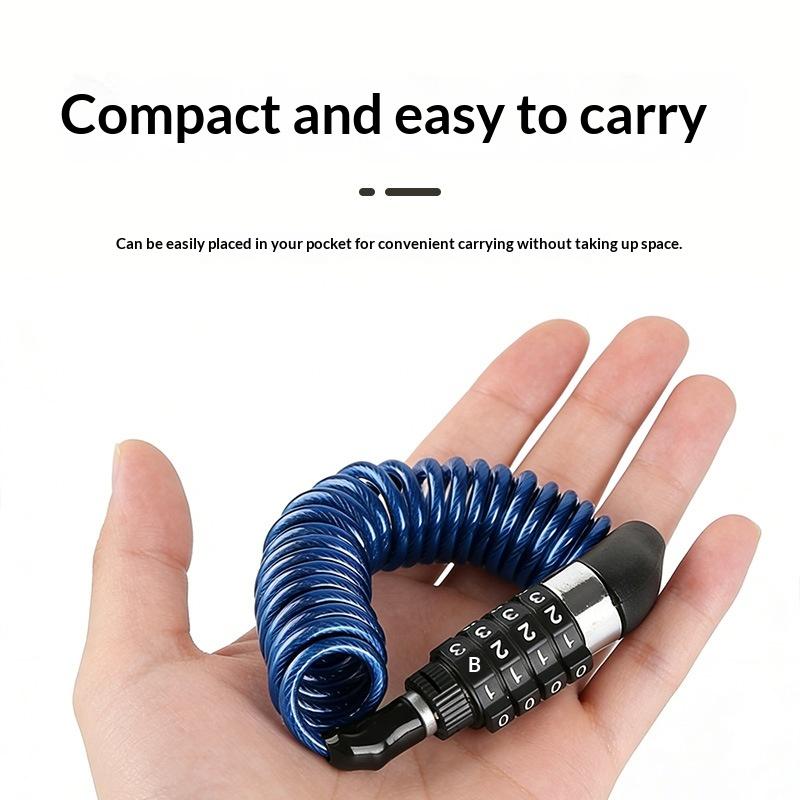 Motorcycle Helmet Lock Cable 4 - огляд і ціна Bicycle Helmet