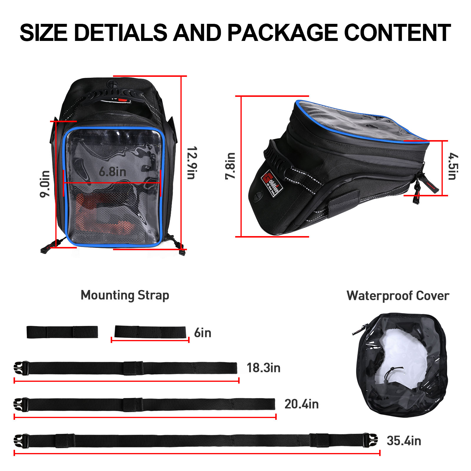 Large Capacity Expandable Moto - огляд і ціна Cycling Gear Organizer